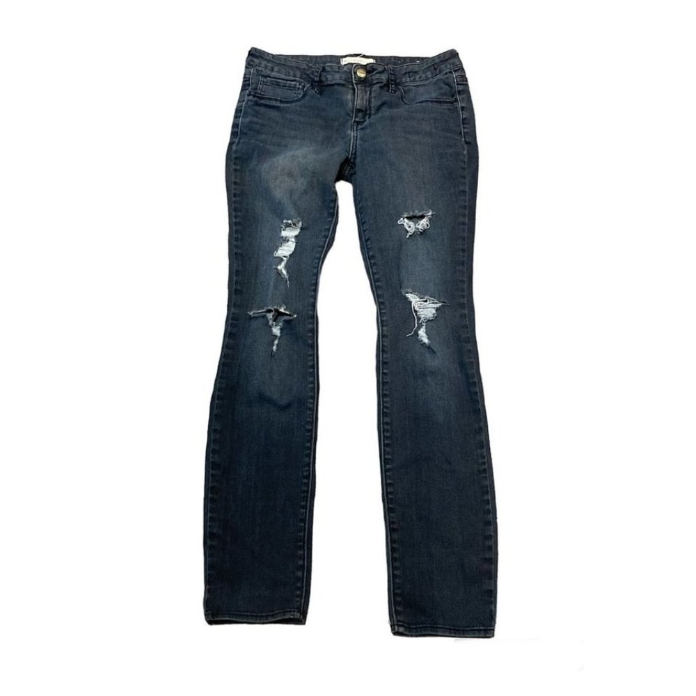 Bullhead Black Size 11 Distressed Denim Leggings Women's Jeans